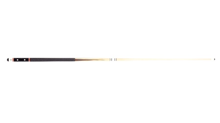 Двухсоставной бильярдный кий для русской пирамиды Classic "W-6040" (черный) с оплеткой