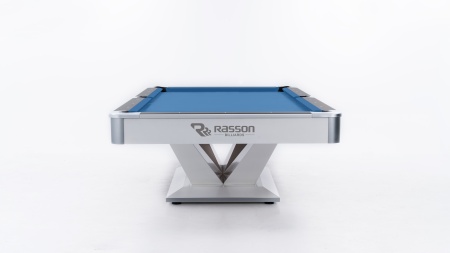 Бильярдный стол для пула RASSON "Victory 2 Plus" 9 футов (белый, сланец 30 мм)