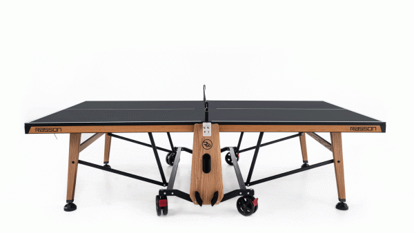 Теннисный стол складной для помещений "RASSON PREMIUM T01 Indoor" (натуральный дуб) с сеткой